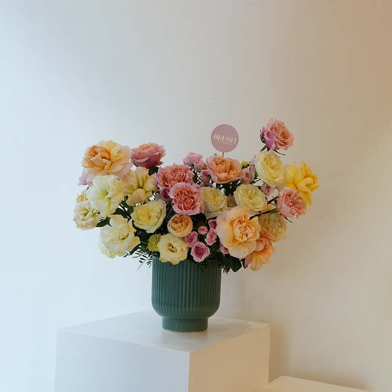 Golden Bloom Vase