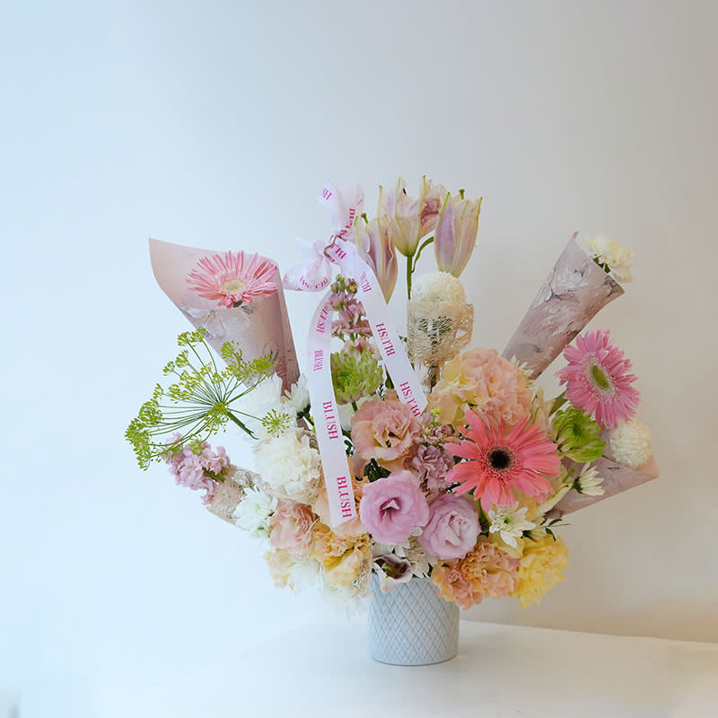 Pink Bloom Vase